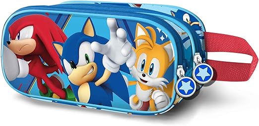 Sonic the Hedgehog portapenne doppio